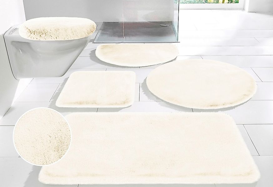 my home Badematte "Rabbit Badematten, Badvorleger, Badezimmer Teppich" Höhe günstig online kaufen