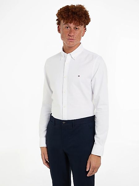 Tommy Hilfiger Langarmhemd "OXFORD DOBBY Slim Fit SHIRT" günstig online kaufen