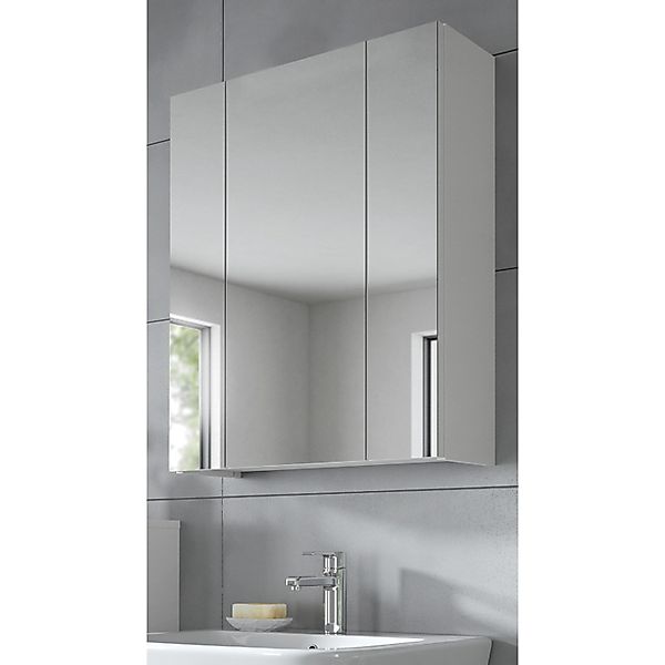 Inn.Furn Badezimmer Spiegelschrank in Weiß Badschrank 3-türig 60 x 70 cm Co günstig online kaufen