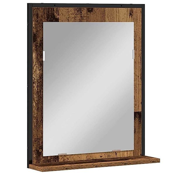 vidaXL Badezimmerspiegelschrank Spiegel Altholz 50 x 12 x 60 cm Glas und en günstig online kaufen