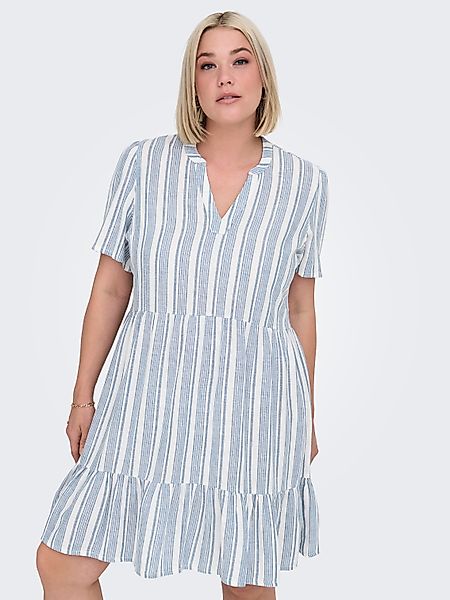 ONLY CARMAKOMA Minikleid CARTIRI-CARO S/S V-NECK günstig online kaufen