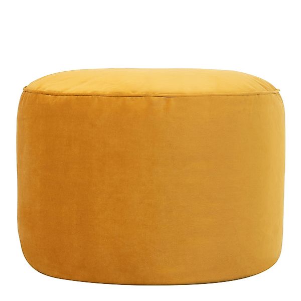 icon Pouf Sitzpouf XL aus Plüschsamt günstig online kaufen