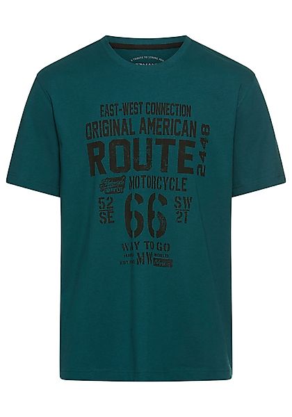 Man's World Rundhalsshirt kurzärmelig, lässige Passform, günstig online kaufen