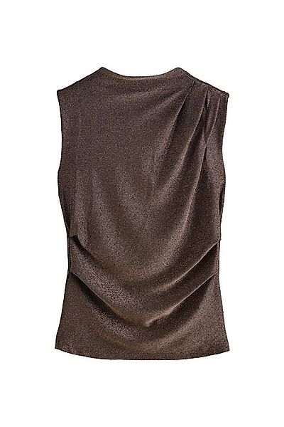 Next Blusentop Hochgeschlossenes, ärmelloses Jacquard-Oberteil (1-tlg) günstig online kaufen