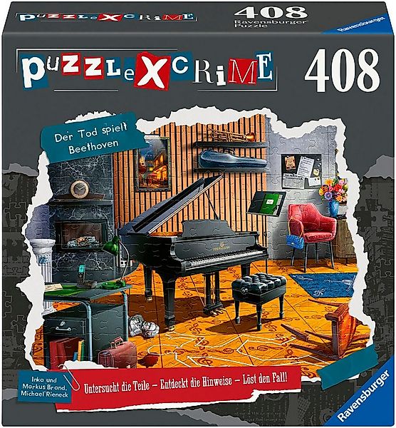 Ravensburger Puzzle Puzzle X Crime: Der Tod spielt Beethoven, 408 Puzzletei günstig online kaufen