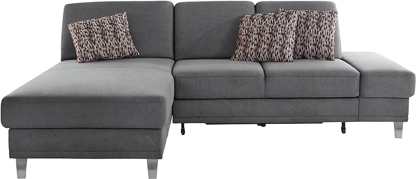 sit&more Ecksofa »Clio L-Form«, wahlweise mit Bettfunktion oder Vorziehsitz günstig online kaufen