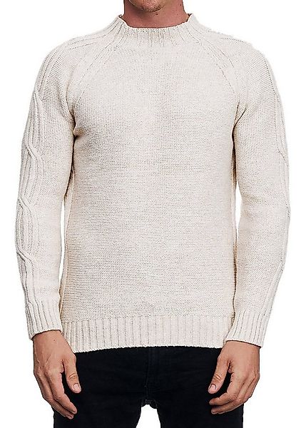 R-NEAL Stehkragenpullover Herren Langarm Stehkragen Strick-Pullover Hoch-Kr günstig online kaufen