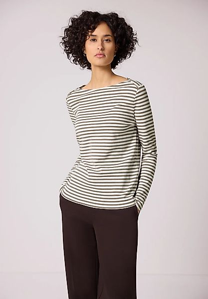 STREET ONE Langarmshirt aus reiner Baumwolle günstig online kaufen