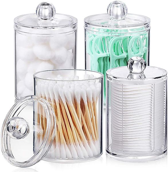Lollanda Wattestäbchenspender Schminktisch Zubehör,Bathroom Organizer, (4-t günstig online kaufen