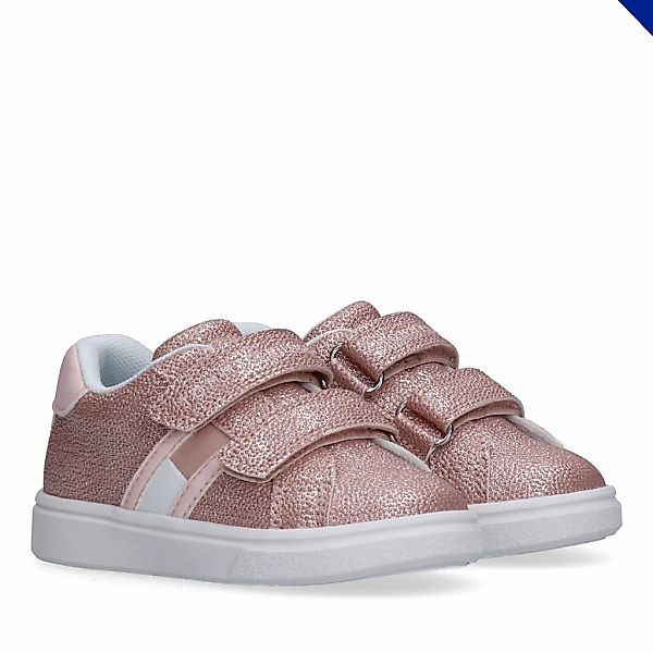Tommy Hilfiger Sneaker Schlupfschuh Klettschuh, Mädchenschuh mit allover Gl günstig online kaufen