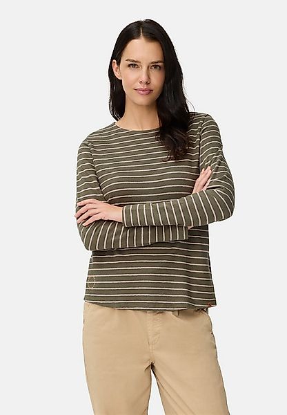 camel active Langarmshirt Langarm-T-Shirt aus Bio-Baumwolle Langarm günstig online kaufen