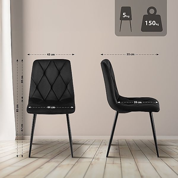 CLP Esszimmerstuhl Clairton (2er Set), mit günstig online kaufen