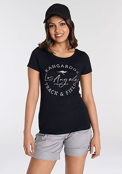 KangaROOS Print-Shirt sehr figurbetonter Schnitt, Print, günstig online kaufen