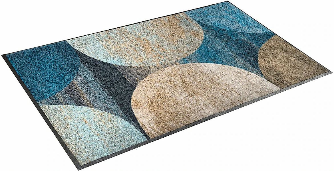 wash+dry by Kleen-Tex Teppich "Galaxia" rechteckig 7 mm Höhe rutschhemmend, günstig online kaufen