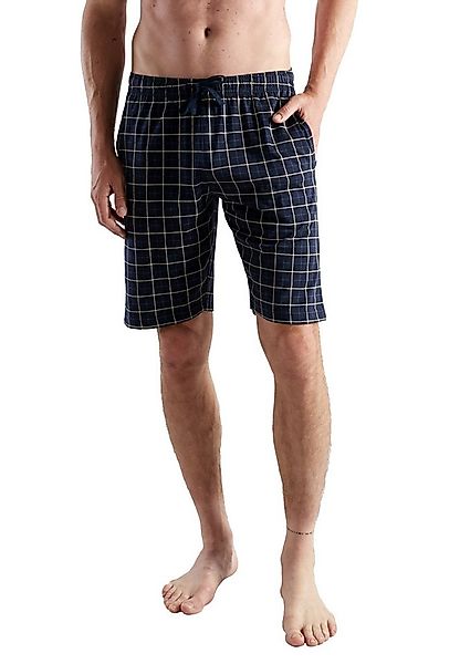 CECEBA Schlafhose CECEBA Herren Bermuda blau kariert (1-tlg) günstig online kaufen