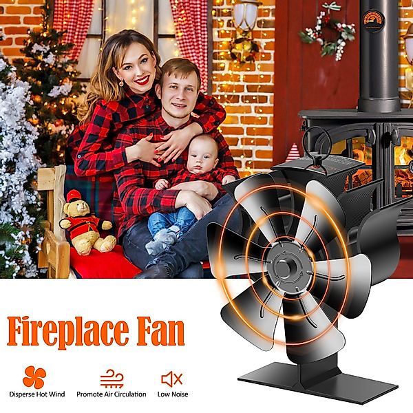 BlingBin Kaminventilator Ofenventilator Ohne Strom, Leiser günstig online kaufen