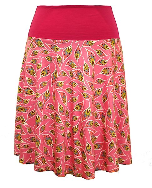 dunkle design Jerseyrock Pink A-Linie 52cm günstig online kaufen