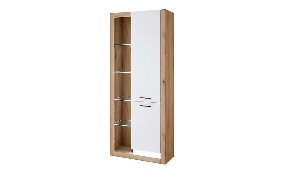 Vitrine  Busso ¦ braun ¦ Maße (cm): B: 80 H: 195 T: 37.0 Schränke > Vitrine günstig online kaufen