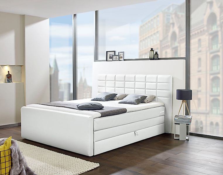 INOSIGN Boxspringbett "Lethbridge" inkl. Bettkasten und Topper, zwei Matrat günstig online kaufen