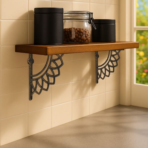 relaxdays Wandregalhalter Regalträger 2er Set Mandala-Design, günstig online kaufen