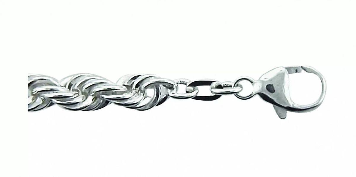 Adelia´s Silberarmband "925 Silber Kordel Armband 21 cm Ø 5,5 mm", Silbersc günstig online kaufen