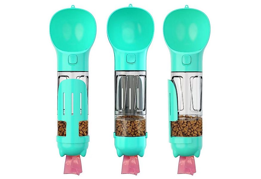 Bäll Reisenapf Hunde Trinkflasche Wasserspender mit Futterbox, Kotschaufel, günstig online kaufen