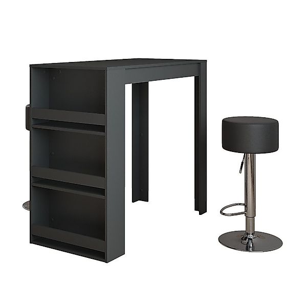Vicco Bartisch Repose, Anthrazit/Schwarz, 57 x günstig online kaufen