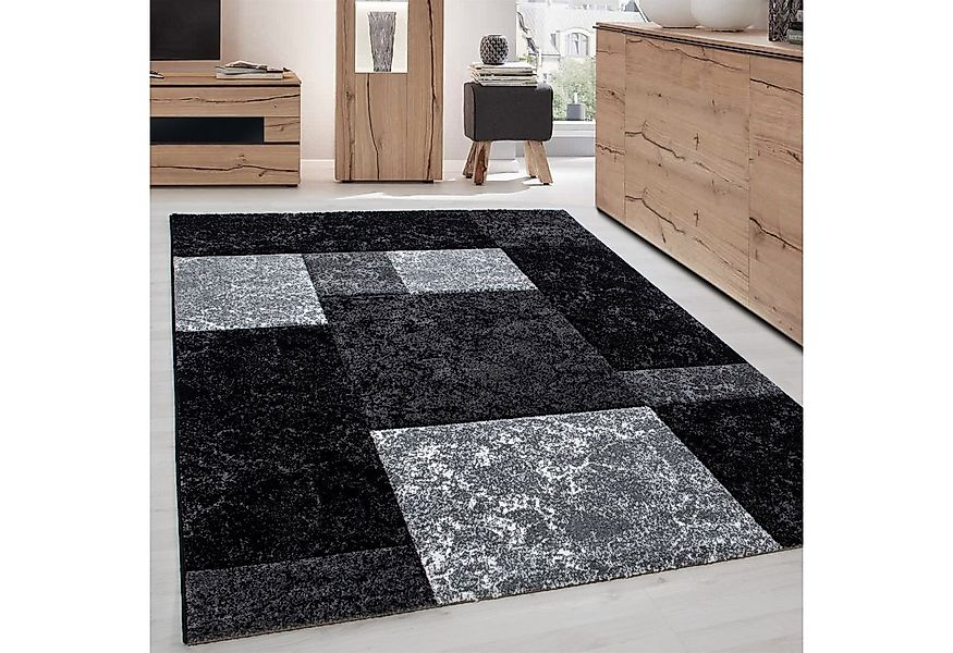 Carpettex Frisé-Teppich Kariert Design, Läufer, Höhe: 13 mm, Designer Wohnz günstig online kaufen