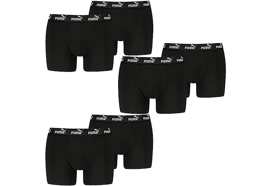 PUMA Boxershorts (Packung, 6er-Pack) Klassische Unterwäsche für Männer günstig online kaufen