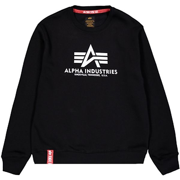 Alpha  Sweatshirt Basic Sweater - black günstig online kaufen