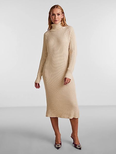 Y.A.S Strickkleid "YASMAVI KNIT MIDI ROLLNECK DRESS" günstig online kaufen