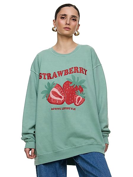 Worldclassca Sweatshirt Worldclassca Oversized Sweatshirt Print günstig online kaufen