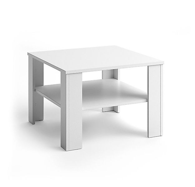 Vicco Couchtisch Homer, Weiß, 60 x 60 cm günstig online kaufen
