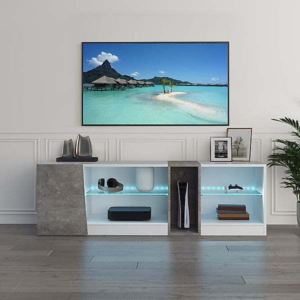 Mondeer Lowboard LED TV-Schrank, Breite 140cm günstig online kaufen