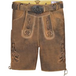 German Wear Trachtenlederhose GW722 kurze Lederhosen günstig online kaufen