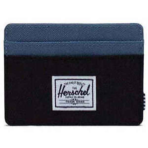 Herschel  Geldbeutel Eco | Charlie RFID Black/Copen Blue günstig online kaufen