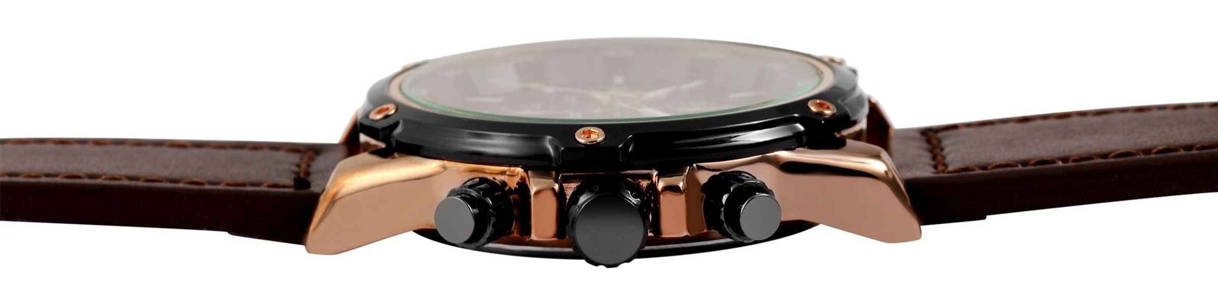 Elite Quarzuhr 2900220 mit Echtlederband, 3ATM, günstig online kaufen