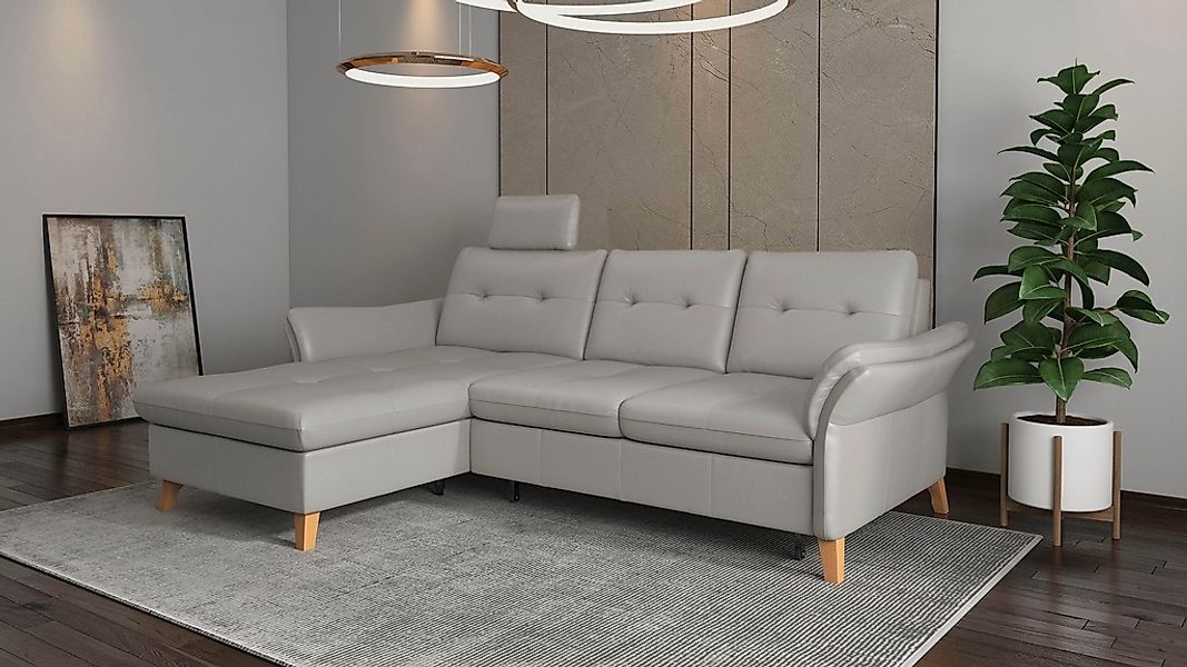 sit&more Ecksofa "Göteborg" Sitztiefenverstellung und Federkern, wahlweise günstig online kaufen