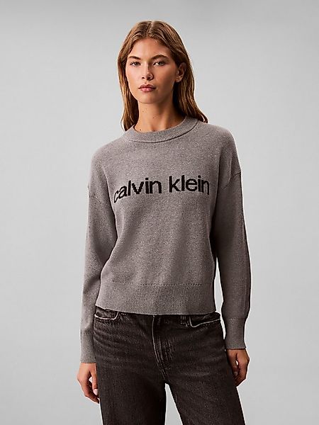 Calvin Klein Jeans Strickpullover Cotton Graphic Pullover Mit Rundhalsaussc günstig online kaufen