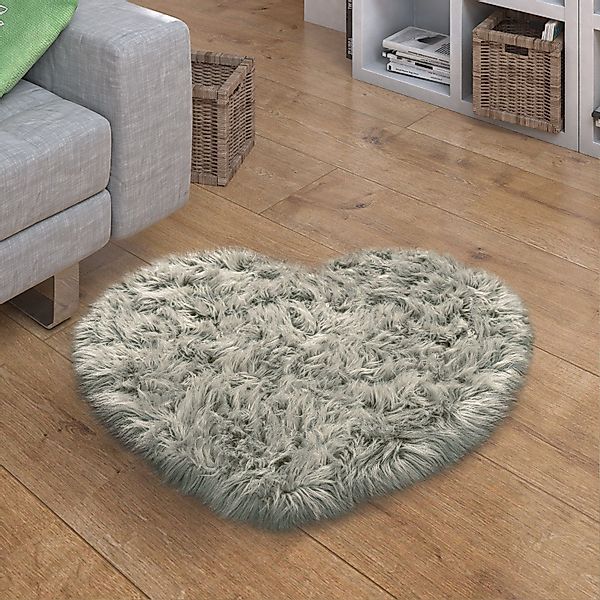 Paco Home Fellteppich Playa 960, herzförmig, günstig online kaufen
