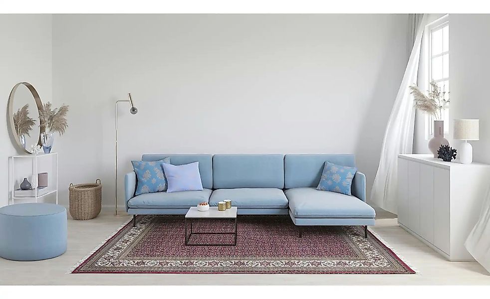 THEKO Orientteppich  Chandi ¦ creme ¦ Wolle ¦ Maße (cm): B: 80 H: 1,2 Teppi günstig online kaufen