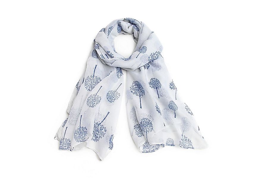 Miss Lulu Modeschal Weicher Viskose-Schal mit Vogel-Blumen-Schmetterling-Ba günstig online kaufen