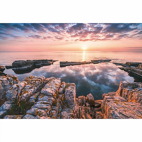 Komar Fototapete Vlies Spiegelküste  368 x 248 cm günstig online kaufen