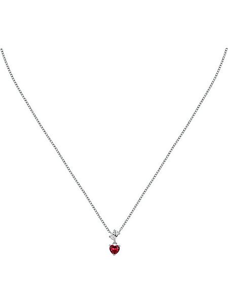 FAVS Silberkette FAVS Damen-Kette 925er Silber 1 Zirkonia Herz günstig online kaufen