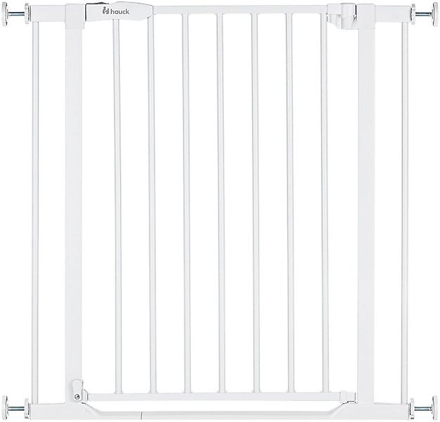 Hauck Türschutzgitter Clear Step 2, White, auch als Treppenschutzgitter ver günstig online kaufen