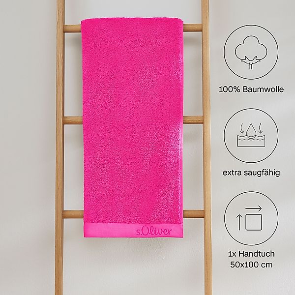 s.Oliver Handtuch "s.Oliver, Premium Qualität, 600 gr/m², auch als Sets erh günstig online kaufen