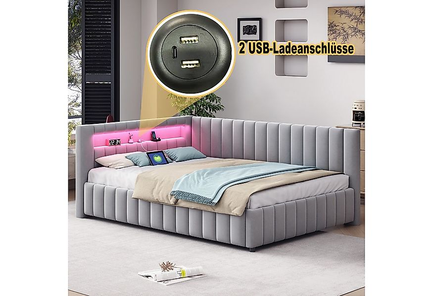 MODFU Polsterbett Daybett Tagesbett Polsterbett Doppelbett Kinderbett Gäste günstig online kaufen