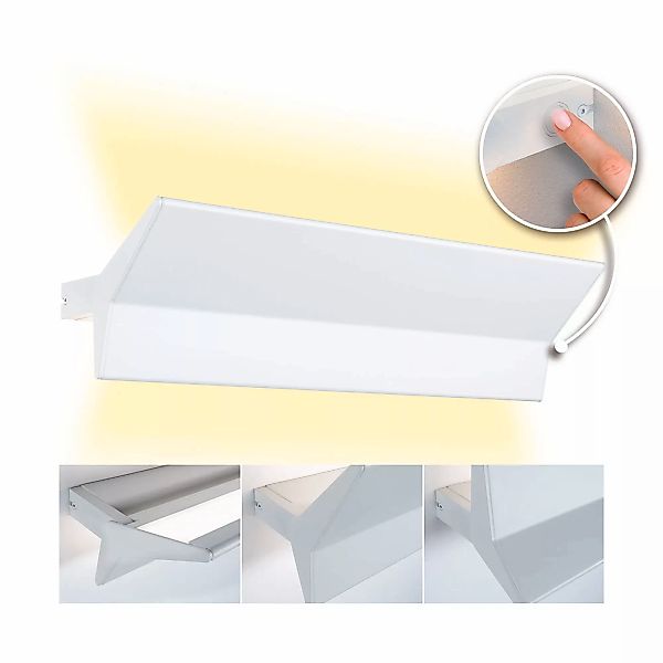 Paulmann "LED Wandleuchte 3-Step-Dim Stine 2700K 1400lm / 410lm 230V 13W / günstig online kaufen