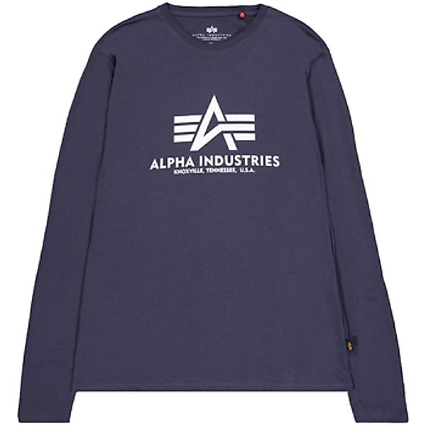 Alpha Industries  T-Shirts & Poloshirts Basic T - Longsleeve - navy günstig online kaufen