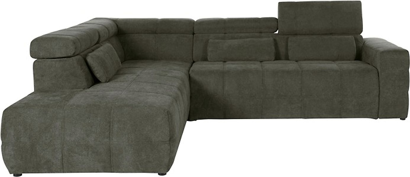 DOMO collection Ecksofa »Brandon L-Form, auch in Leder« inklusive Kopfteilv günstig online kaufen
